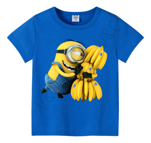 Remera Minion Bob Dave Kevin Phil Nene Nena Infantil Algodón