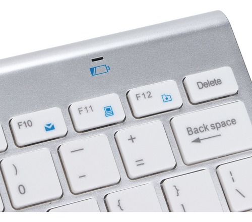 Combinação De Teclado E Mouse Sem Fio 2.4g Usb Ultraslim