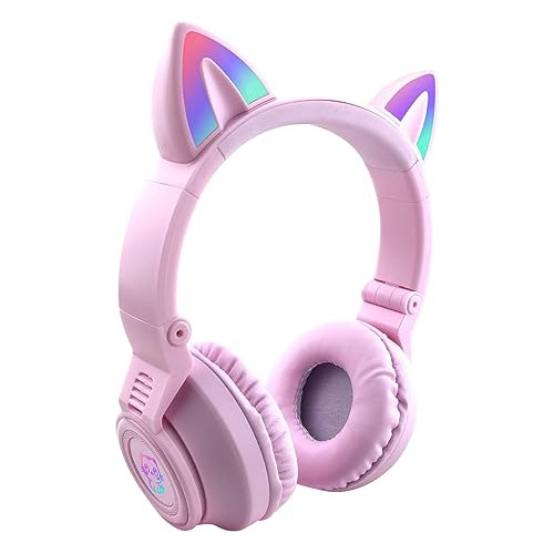 Yusonic Auriculares Bluetooth Cat Ear,auriculares Inalámbric