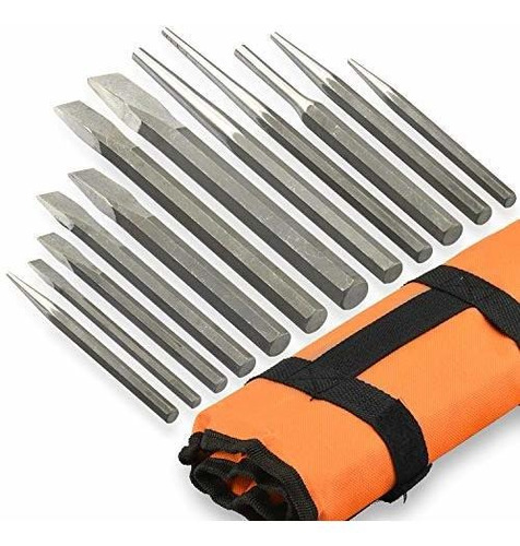 Neiko 02623a Para Trabajo Pesado Cincel Frío Y Punch Set, De