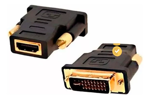 Adaptador De Video Dvi De 24 + 1 Pines Macho A Hdmi Hembra