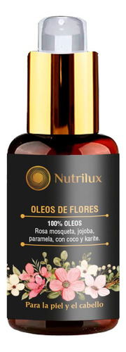 Oleo De Flores X60ml Para Cabello Y Piel Mixto Nutrilux