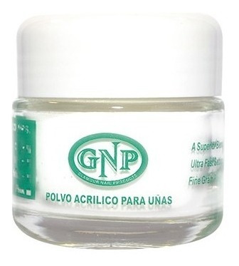 Imagen 1 de 4 de Polvo Acrilico Gnp 40 Gr Blanco