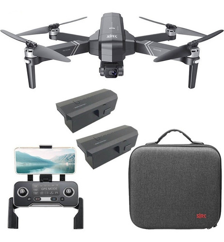 Drone Profissional F11 4k Pro 2 Cámara 4K Ultra HD, GPS Cor Prateado Cinza