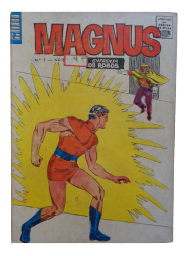 Hq O Guri Com : Magnus Enfrenta Os Robôs Ano I Nº7 Nov 1968