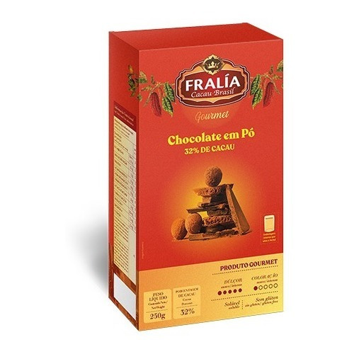 Chocolate Em Pó 32% Fralía 250g