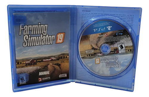 Jogo Farming Simulator 19 Ps4 Original Mídia Física (Usado)