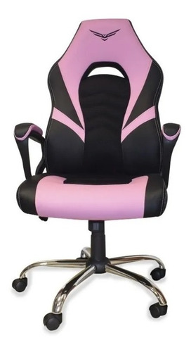 Silla Gamer Naceb Na-0935rs Titan Color Rosa, Ergonomica, 