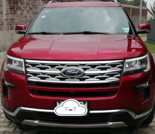 Imagen 1 de 15 de Ford Explorer 2018 Limited Fwd Color Rojo Rubí Int Piel