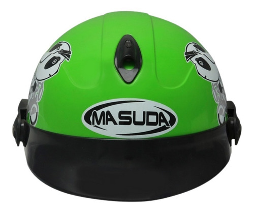 Casco Masuda Infantil 1/2 Msd-508 Color Color Verde