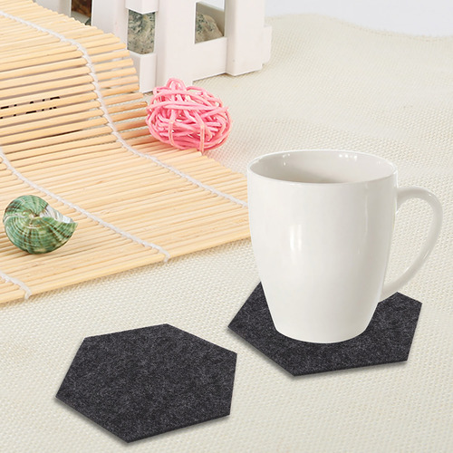 Juego De Tapetes De Fieltro Para Vasos, 10 Unidades, Posavas