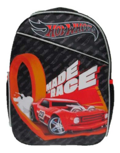 Mochila Escolar Niños Hot Wheels 14'' #2