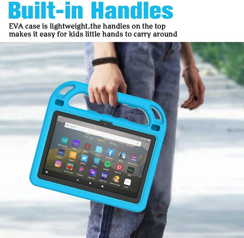 Imagen 4 de 8 de Forro Estuche Para Tablet Amazon Fire 8