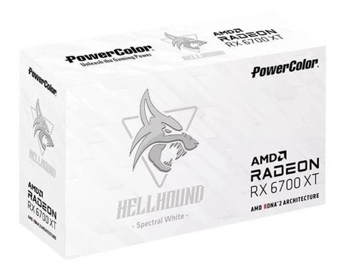 Imagem 2 de 6 de Rx 6700xt 12gb Hellhound Spectral White Dp*3/hdmi Axrx