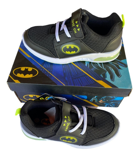 Zapatillas Con Luces - Batman No. 31 (19,5cms) Envio Gratis