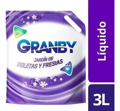 Jabón Líquido Granby 3 Litros Pack X 4 Unidades