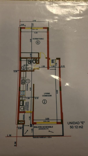 Imagen 5 de 6 de 2 Ambiente De 50 M2