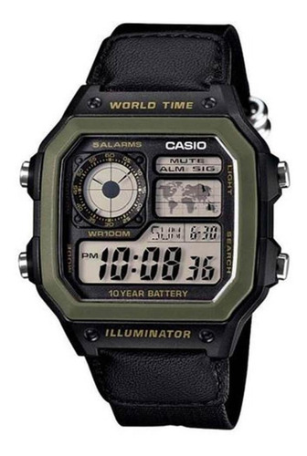 Relógio Casio Masculino Ae-1200whb-1bvd Original Nota Fiscal