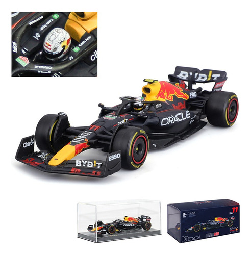 Modelo De Coche Bburago 1:43 F1 Redbull Sergio Perez Rb18 #1