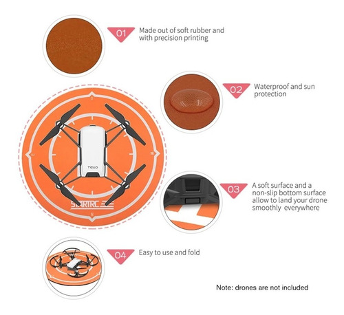 Imagen 6 de 6 de Dji Drone Landing Pad 25cm Despegue Aterrizaje Mini Spark