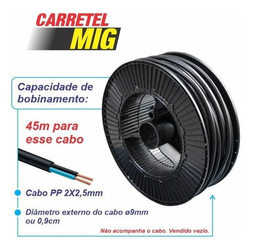 Imagem 2 de 5 de Carretel Para Arames Modelo Mig