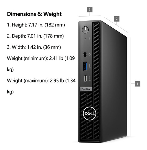 Dell Micro Computadora Optiplex 7020, Intel Core I9-12900k