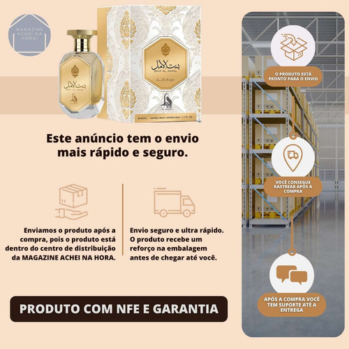 Perfume Árabe Al Absar Bint Al Amal Feminino Edp 80ml