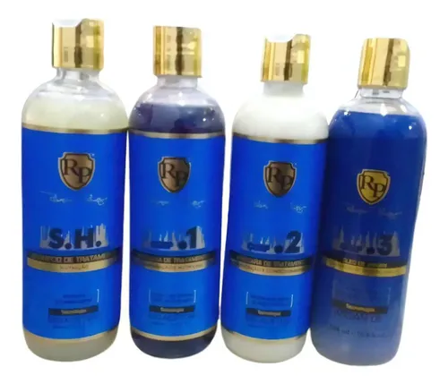 Kit Traitement Kératine Robson Peluquero CCRP 4 étapes - 3x500ml + 300ml, Neuf