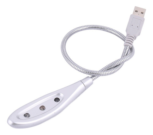 Lampara Lectura Flexible Cuello Cisne Usb 3 Led Tono Modelo: