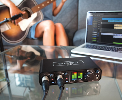 Interfaz De Audio Motu M2 2x2 Usb-c Con Ess Sabre32 Ultra Da