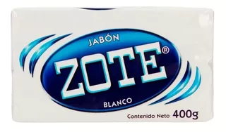 Jabón Zote En Barra Blanco 400 Gr