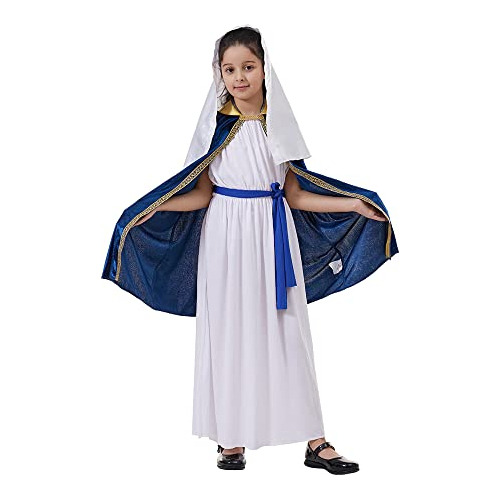 Disfraz De Virgen María Niñas, Vestidos Bíblicos De ...
