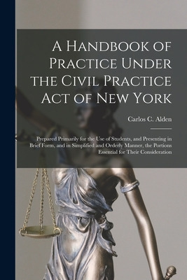 Libro A Handbook Of Practice Under The Civil Practice Act...