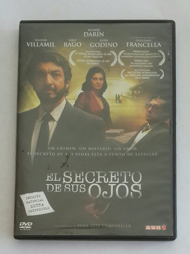 El Secreto De Sus Ojos - Dvd Original - Los Germanes 