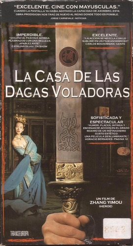 La Casa De Las Dagas Voladoras Vhs Zhang Yimou