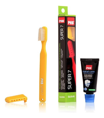 Cepillo Dental Phb Super 7 Suave + Mini Pasta 15ml
