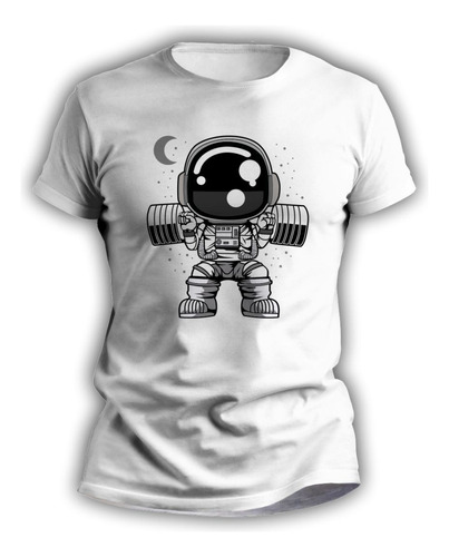 Remera De Nene Personalizada Impresa Astronautas Gym - 0893