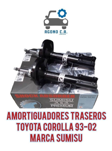 Amortiguadores Traseros Toyota Corolla 93-02