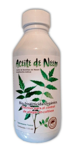 Aceite De Neem Puro 500 Ml Controlador De Plagas
