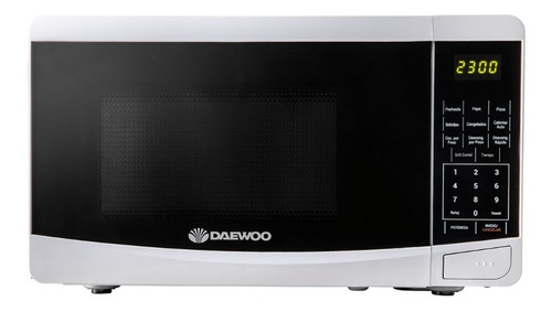 Microondas Daewoo Digital D223dg 23 Litros Con Grill Blanco