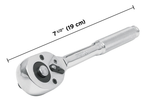 Matraca 3/8' Cabeza Pera 24 Dientes Pretul 21161