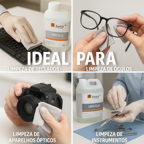 Limpa Telas 5 Litros Industrial Alta Qualidade Profissional