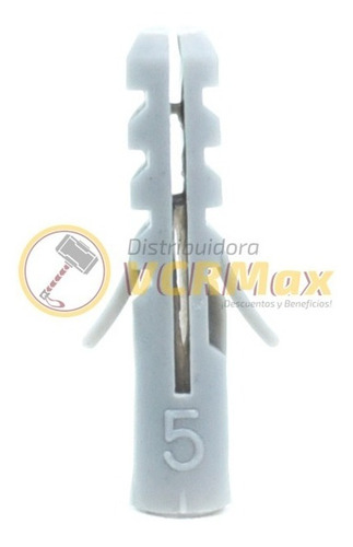 Imagen 2 de 10 de Tarugos De Nylon 5mm X Bolsa De 50 Unidades Sin Tope