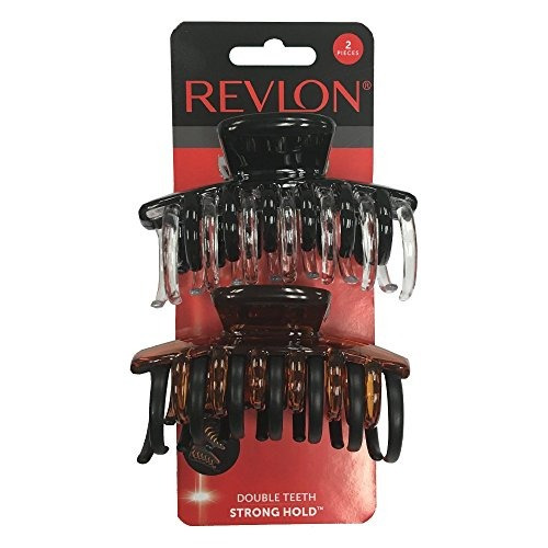 Revlon Strong Hold Pinza De Pelo Clips, 2 Count