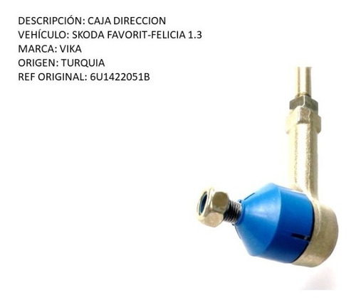 Caja Direccion Mecanica Skoda Favorit-forman-felicia-comb