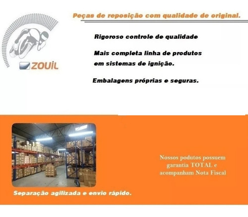 Imagem 4 de 5 de Motor Partida Arranque Dafra Zig 50 2011 2012 2013 2014 2015