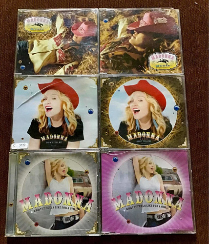 Madonna - Cd Singles De Colección