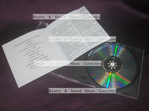 Franco De Vita Al Norte Del Sur Cd Sony 1984 (Usado)