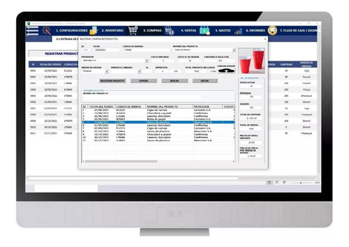 Sistema De Control De Ventas Automatico Graficos Y Analisis