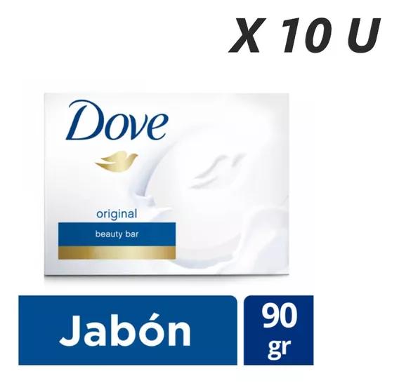 Jabon Dove En Barra Original 90g X 10 Unidades